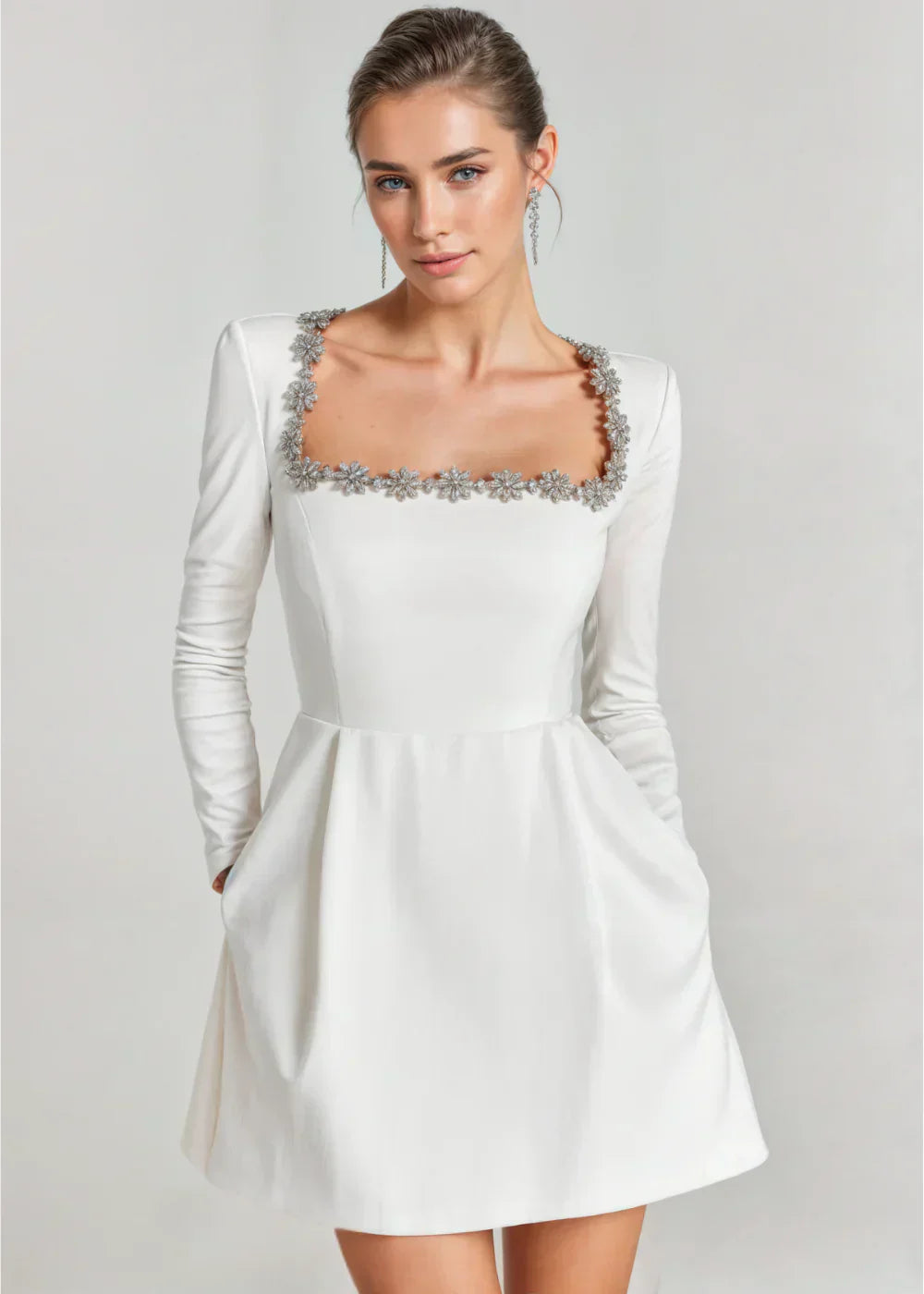 Ashlyn™ | Fluwelen minijurk