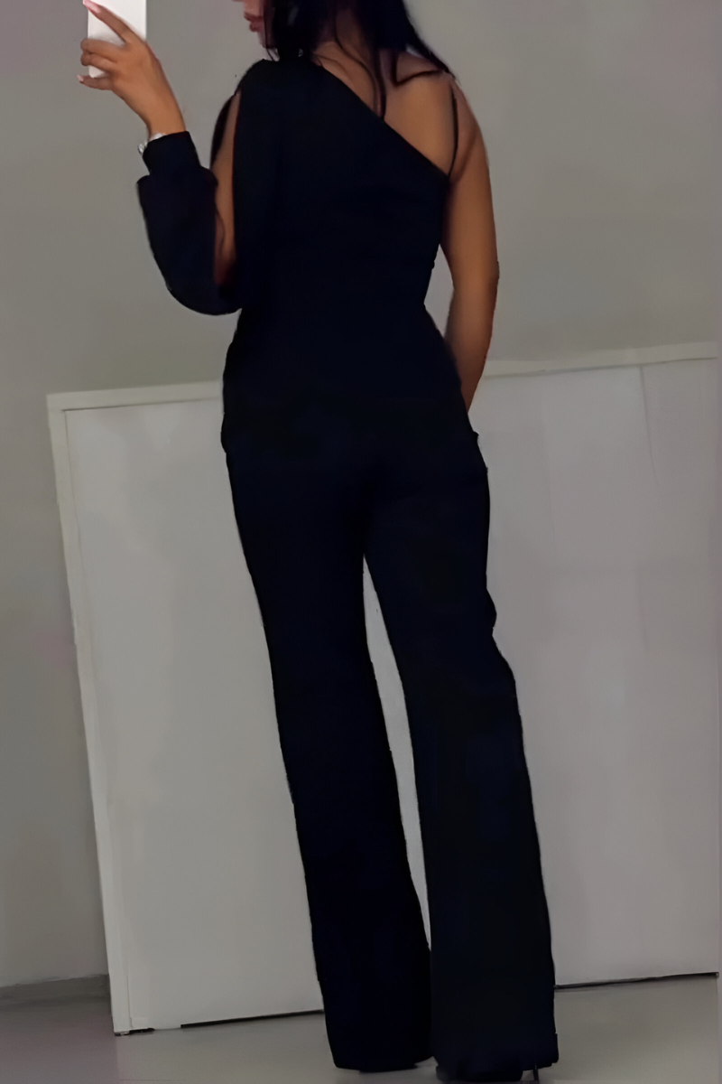 Roxanne™ | Moderne jumpsuit met wijde pijpen