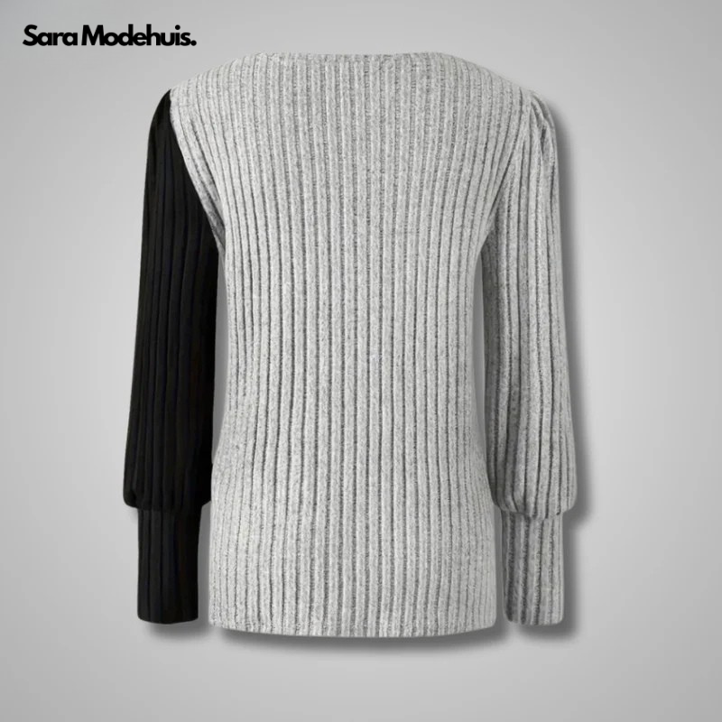 Bridget™ Elegante Gebreide Longsleeve met Knoopjes