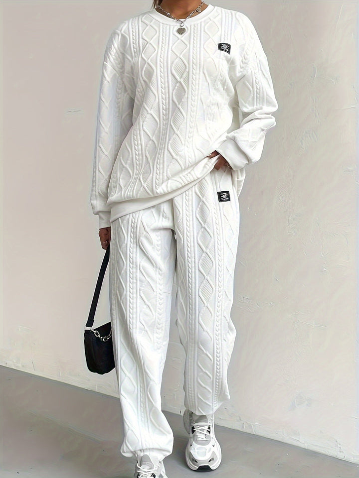 Fianna | Cable Knit Lounge Set