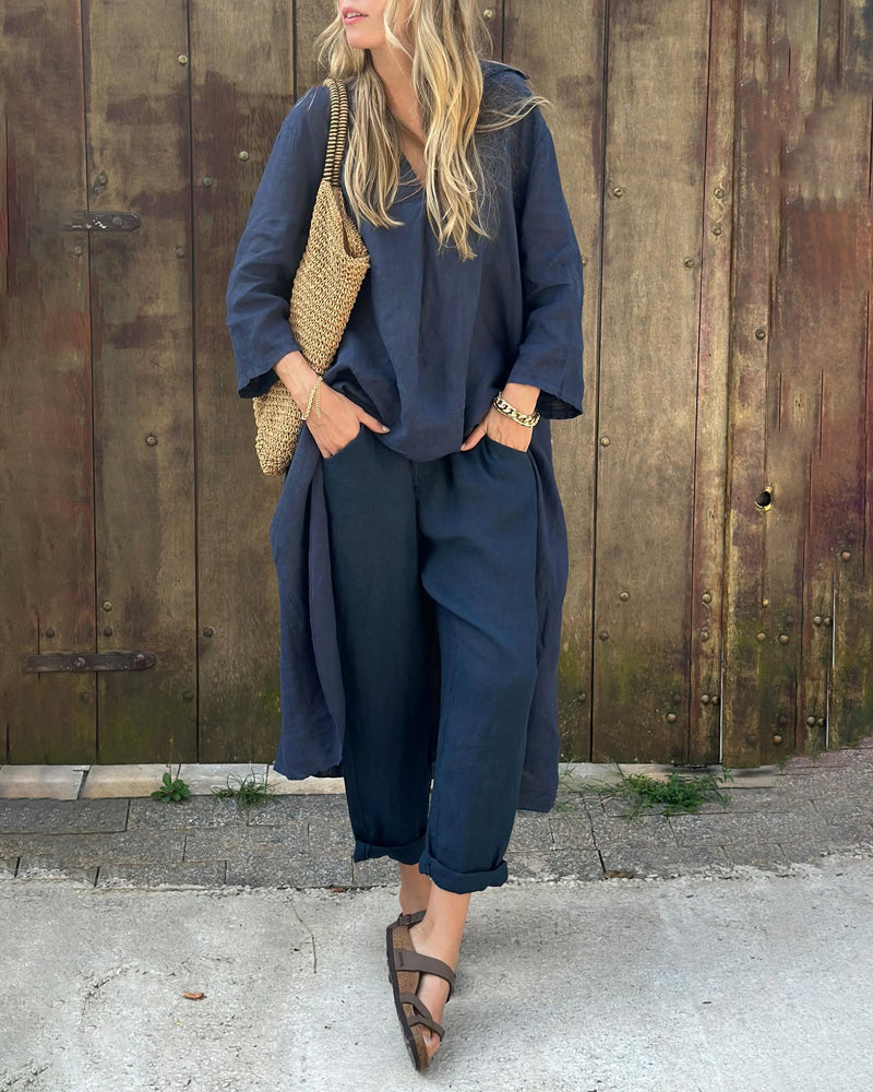 VAELORA | DRAPED ELEGANCE SET