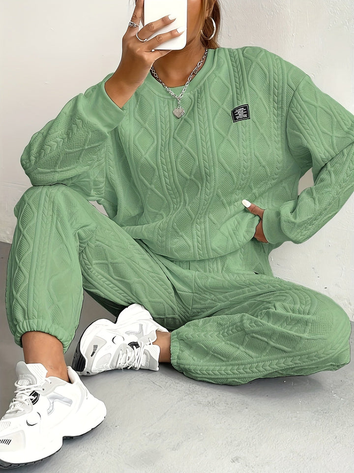 Fianna | Cable Knit Lounge Set