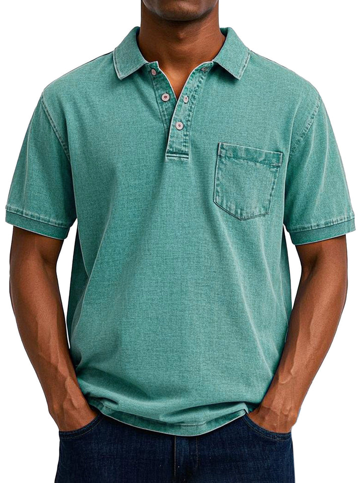 Maxime | Stylish Denim Polo Shirt