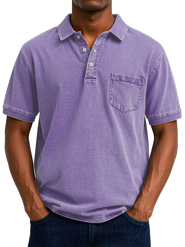 Maxime | Stylish Denim Polo Shirt