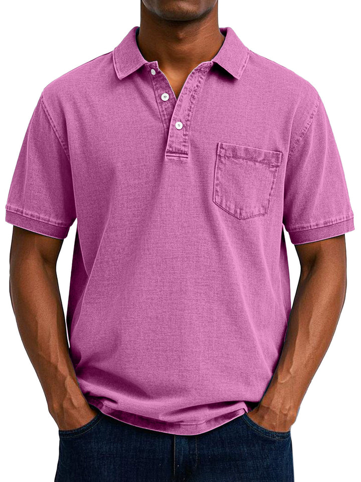 Maxime | Stylish Denim Polo Shirt