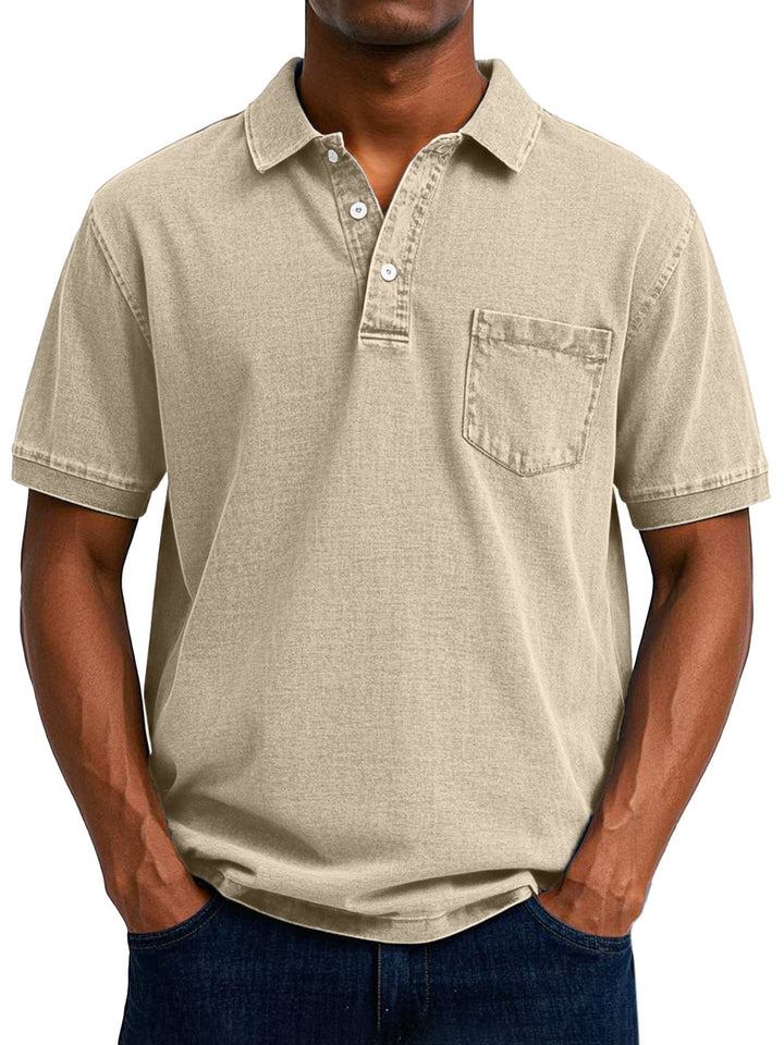 Maxime | Stylish Denim Polo Shirt