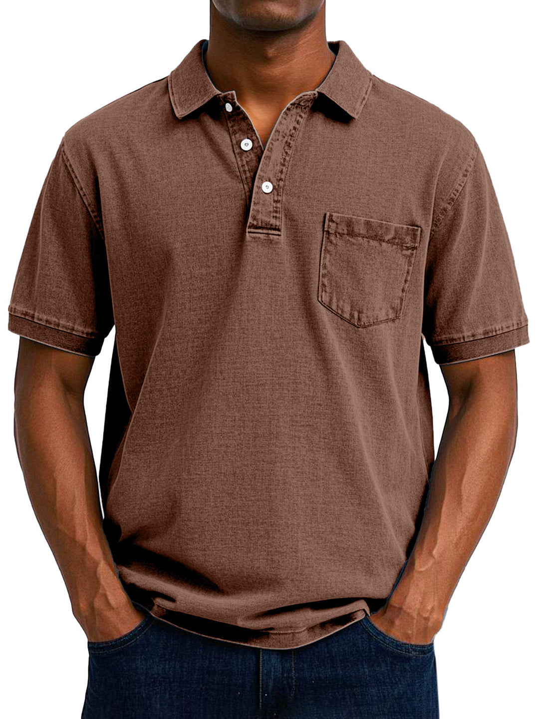 Maxime | Stylish Denim Polo Shirt