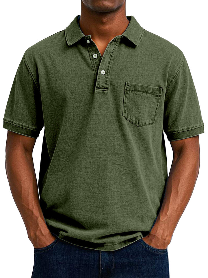 Maxime | Stylish Denim Polo Shirt