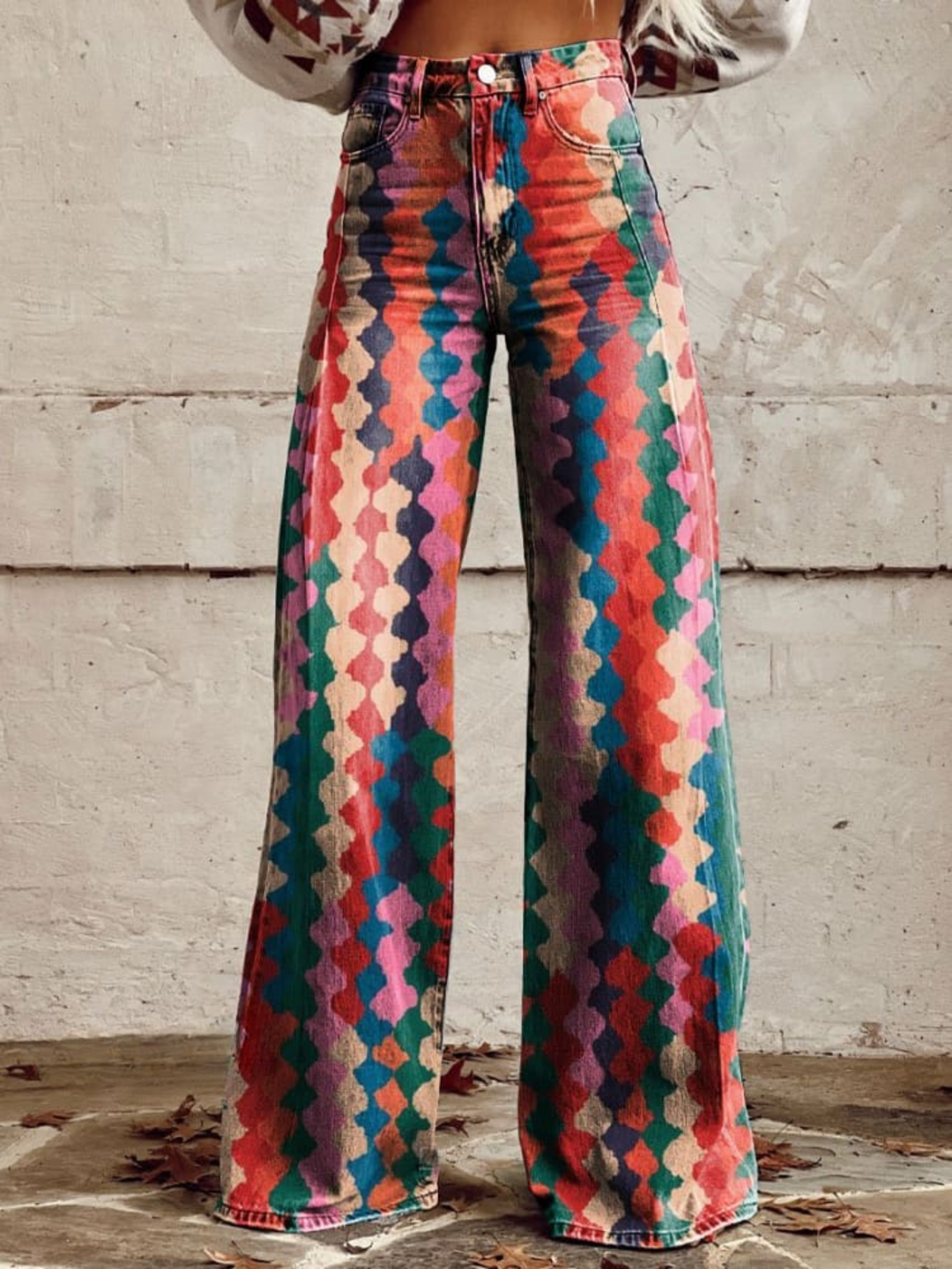 Matilda | Vintage Wide Leg Pants (Plus Size Available)