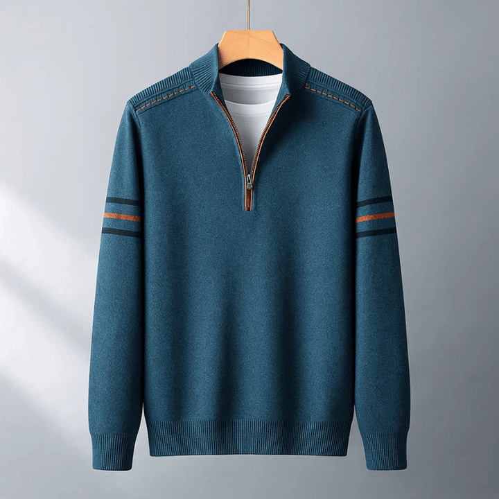 Elijah | Modern Half-Zip Sweater Ease