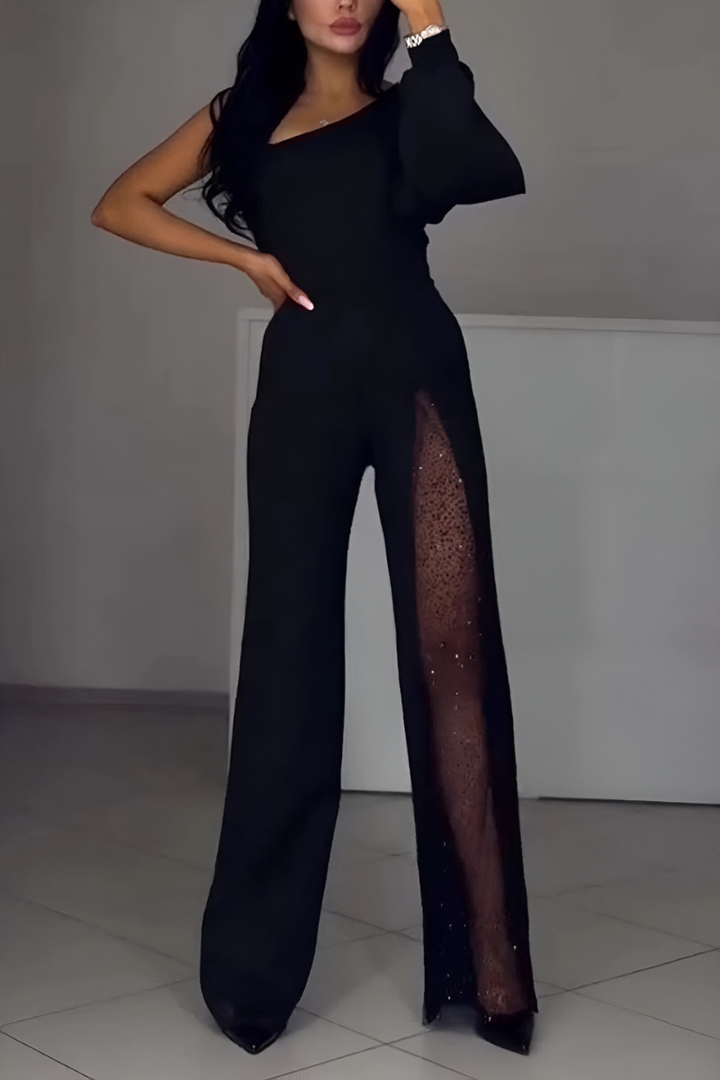Roxanne™ | Moderne jumpsuit met wijde pijpen