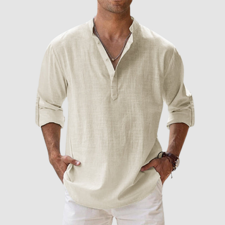 Lewis | Breathable Linen Shirt