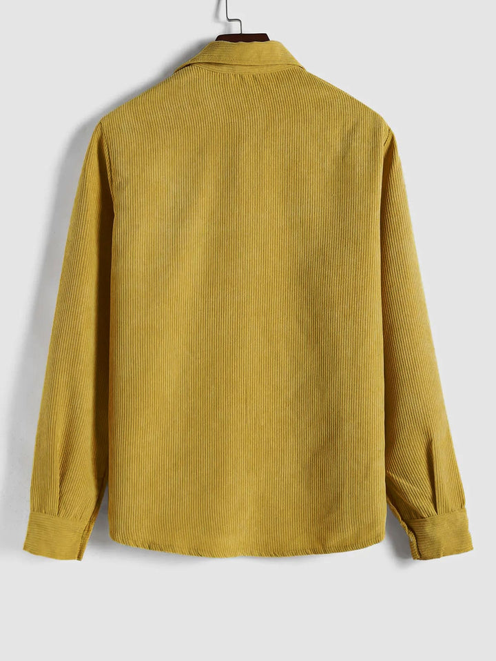 Carter | Half Buttoned Corduroy Shirt