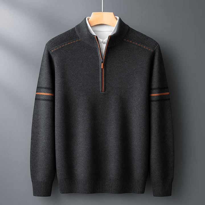 Elijah | Modern Half-Zip Sweater Ease