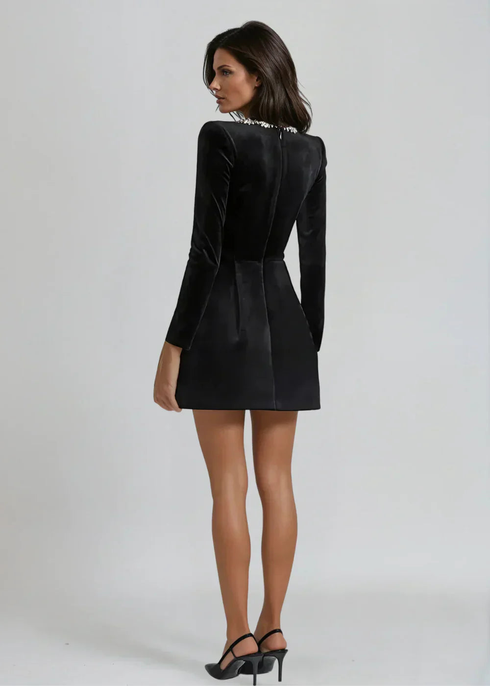 Ashlyn™ | Fluwelen minijurk