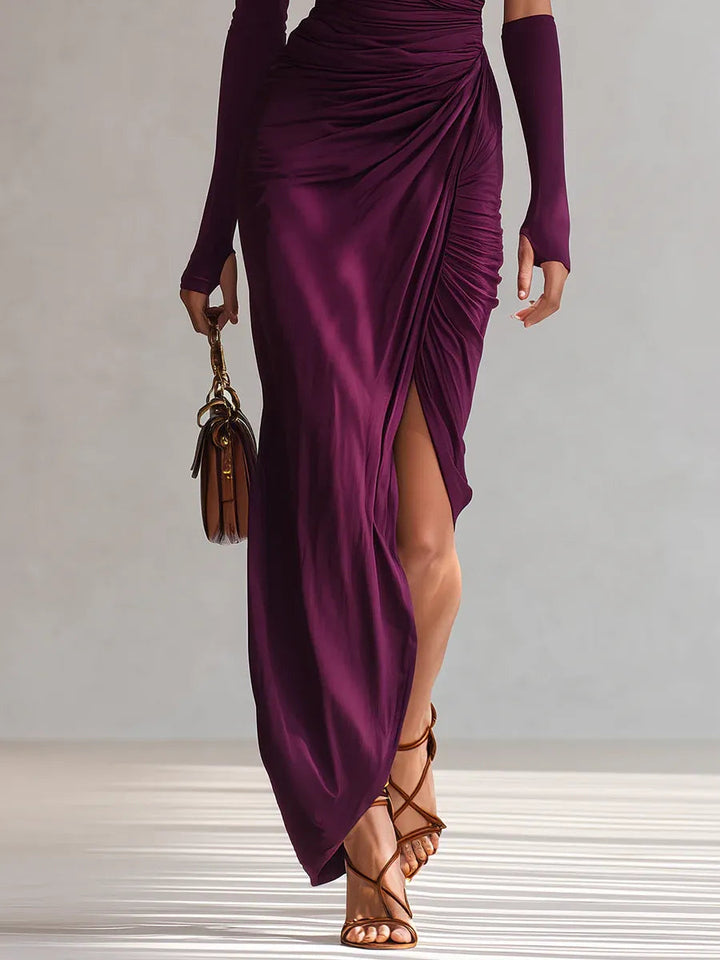 Rhianna | Elegant Maxi Dress & Sleeve