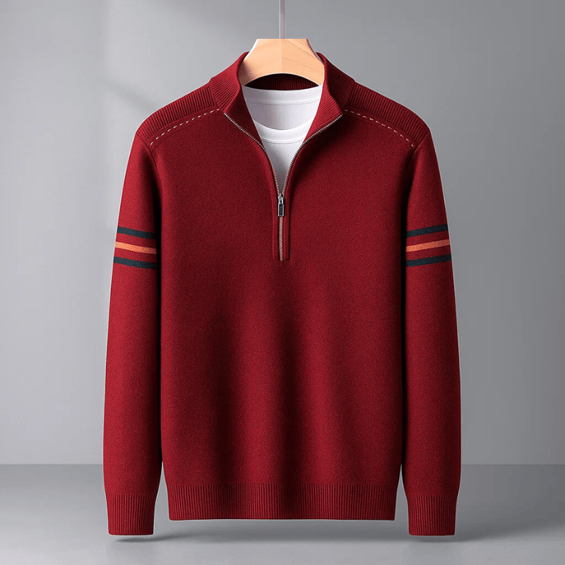 Elijah | Modern Half-Zip Sweater Ease