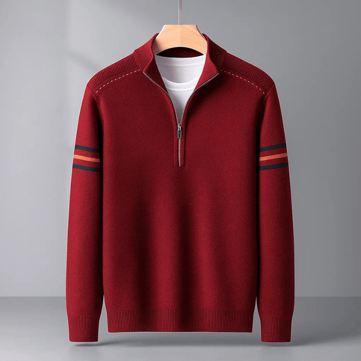 Elijah | Modern Half-Zip Sweater Ease