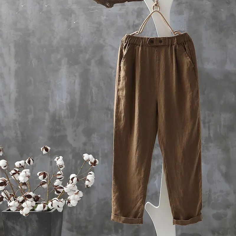 Rose | Classic Linen Pants