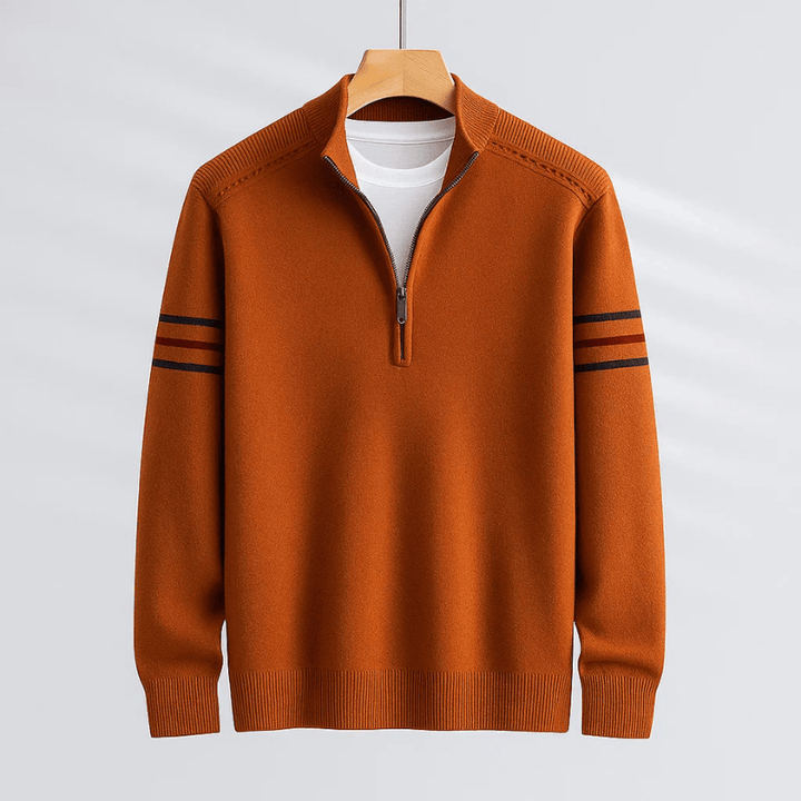 Elijah | Modern Half-Zip Sweater Ease