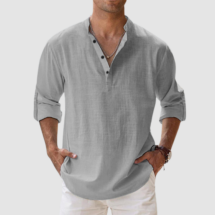 Lewis | Breathable Linen Shirt