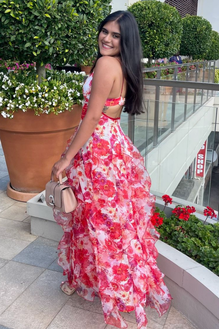 FENNA | ROMANTIC RUFFLED DRESS