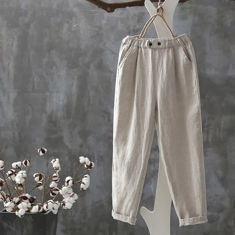 Rose | Classic Linen Pants