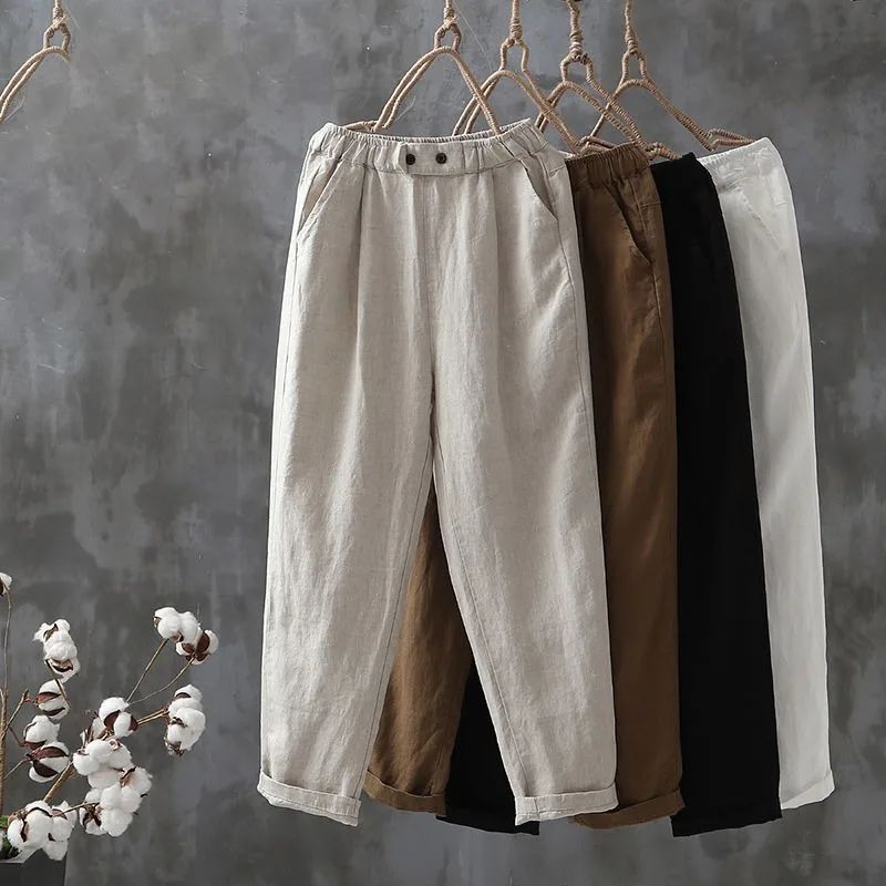 Rose | Classic Linen Pants