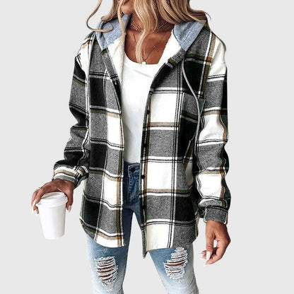 Alexis™ | Dames mesh-jack met knoopsluiting