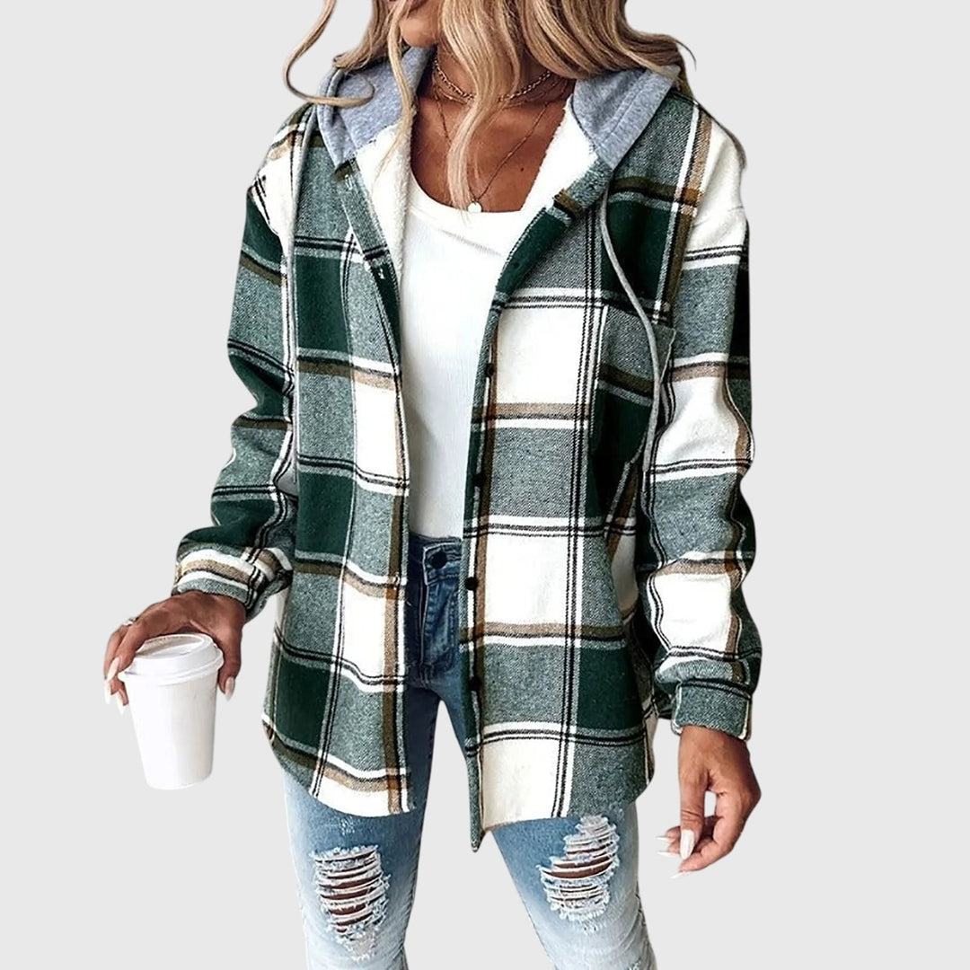 Alexis™ | Dames mesh-jack met knoopsluiting