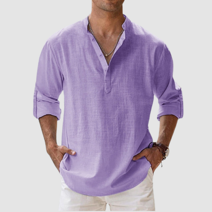 Lewis | Breathable Linen Shirt