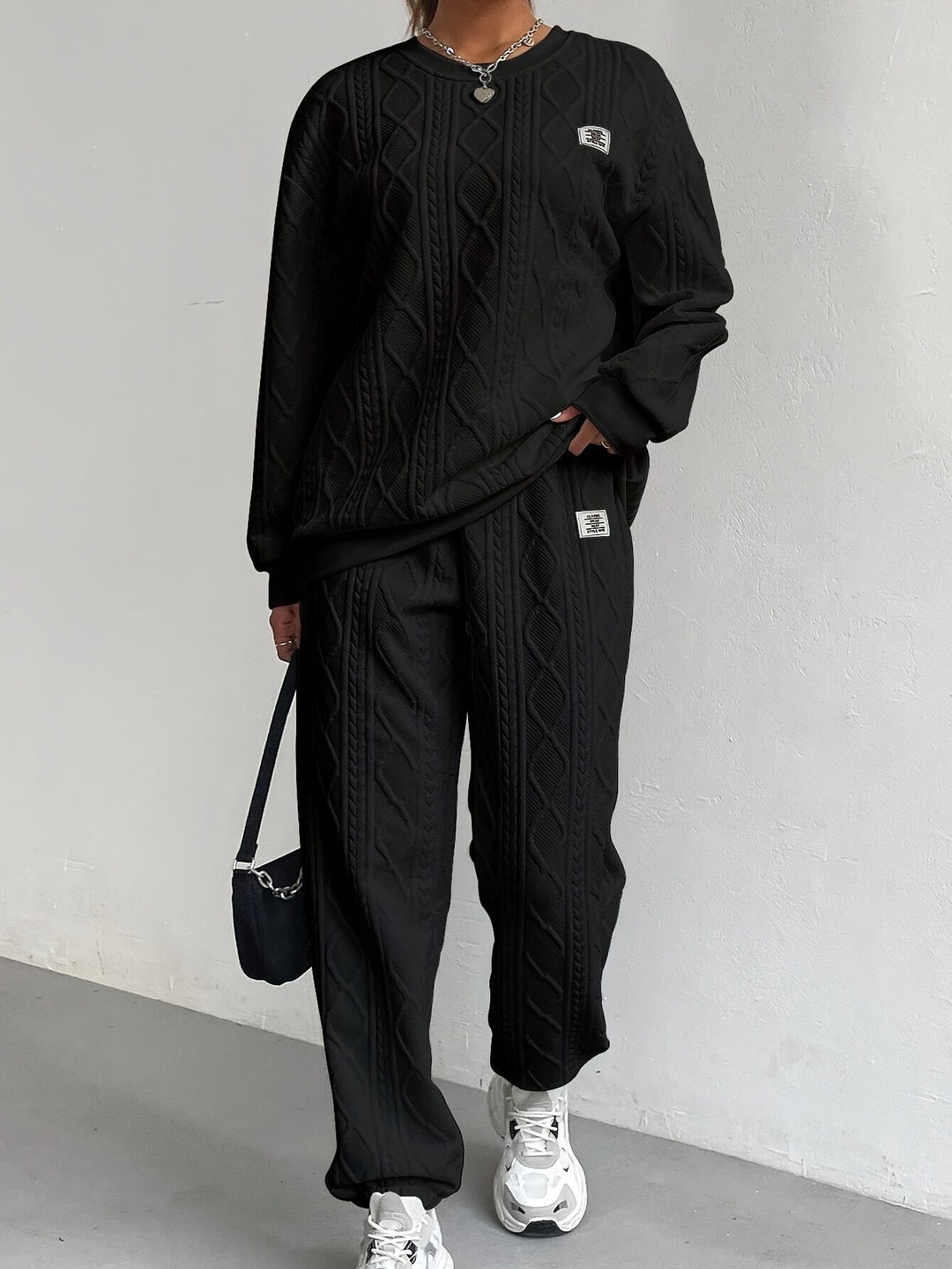 Fianna | Cable Knit Lounge Set