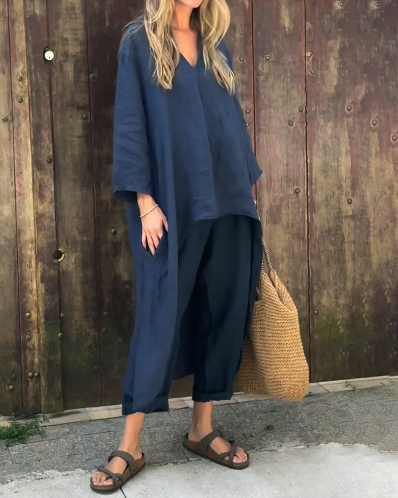 VAELORA | DRAPED ELEGANCE SET
