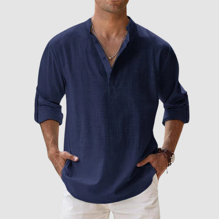 Lewis | Breathable Linen Shirt