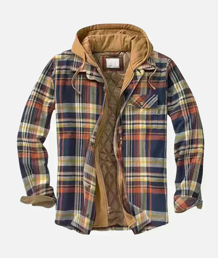 Ralph | Elegant Patchwork Plaid Jacket