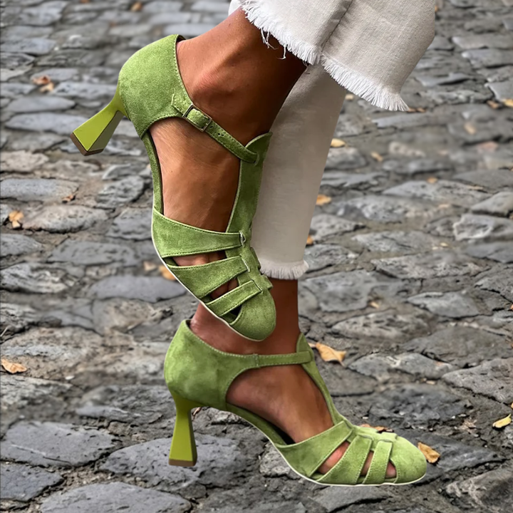 Eira | Vintage Strap Heels