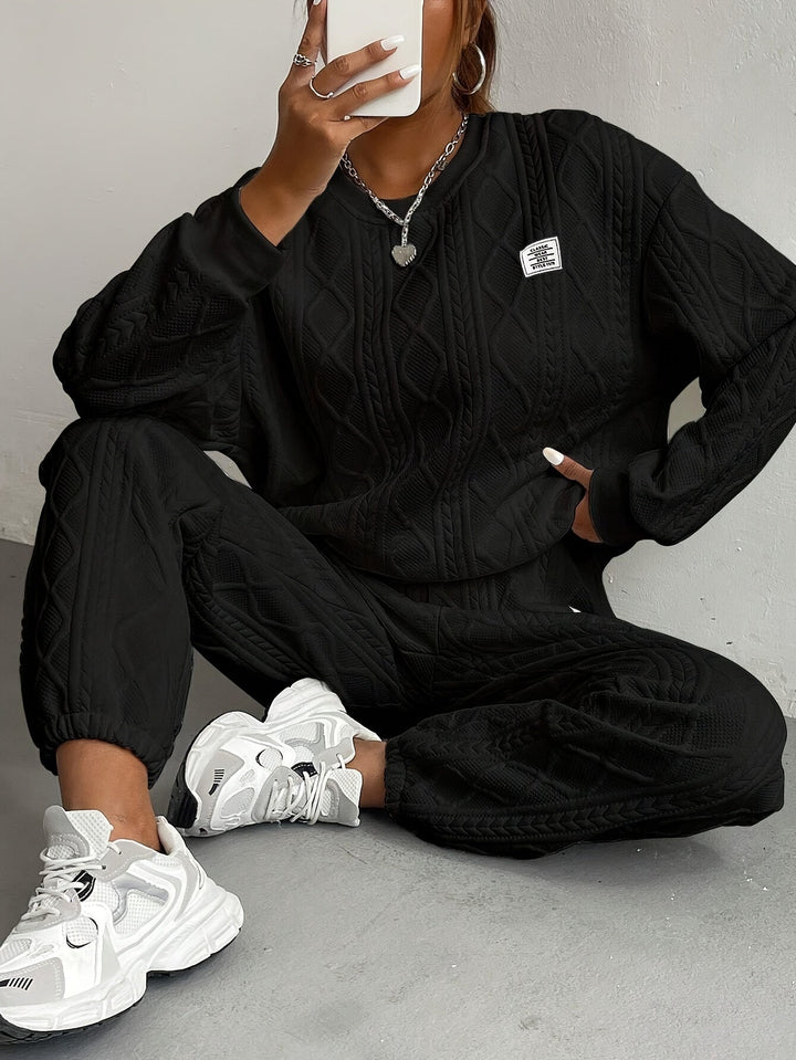Fianna | Cable Knit Lounge Set