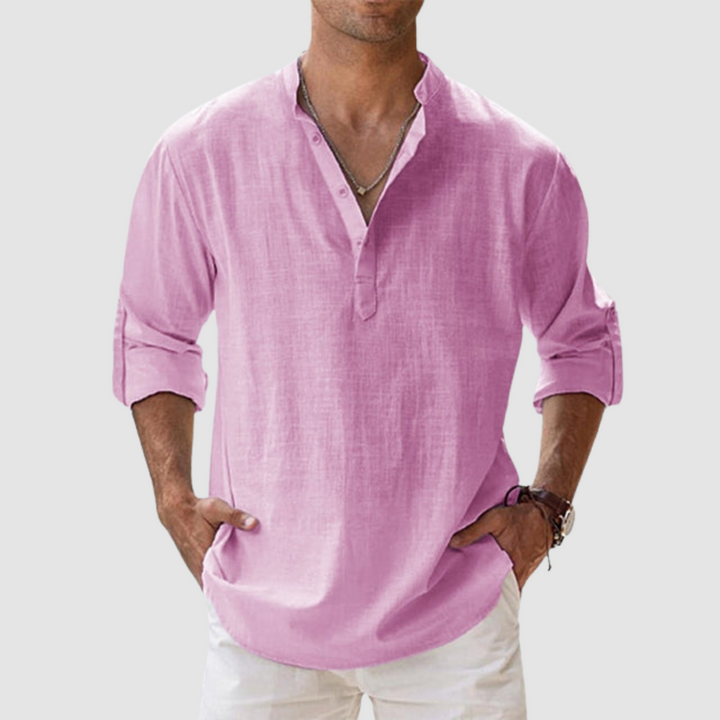 Lewis | Breathable Linen Shirt