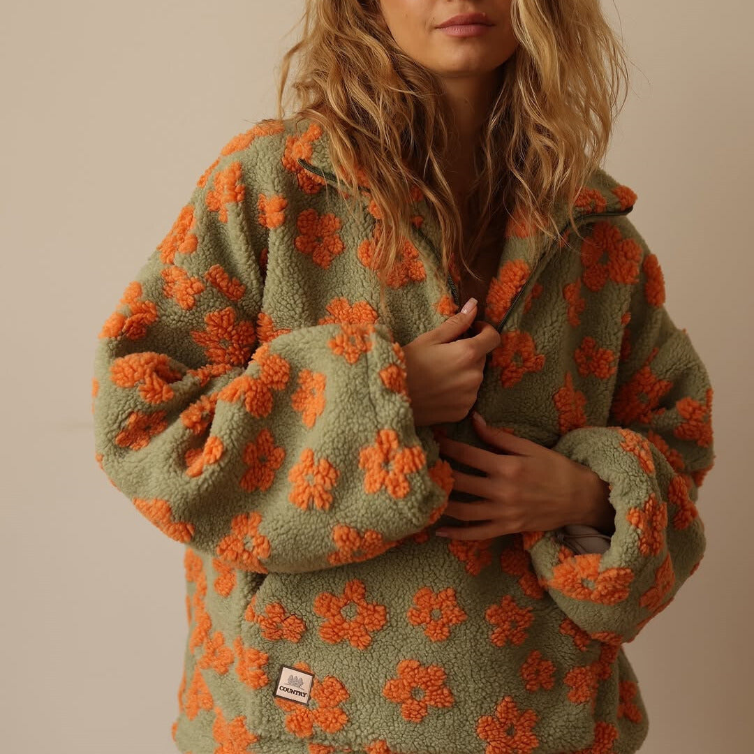 Emma™ | Trui met bloemenprint