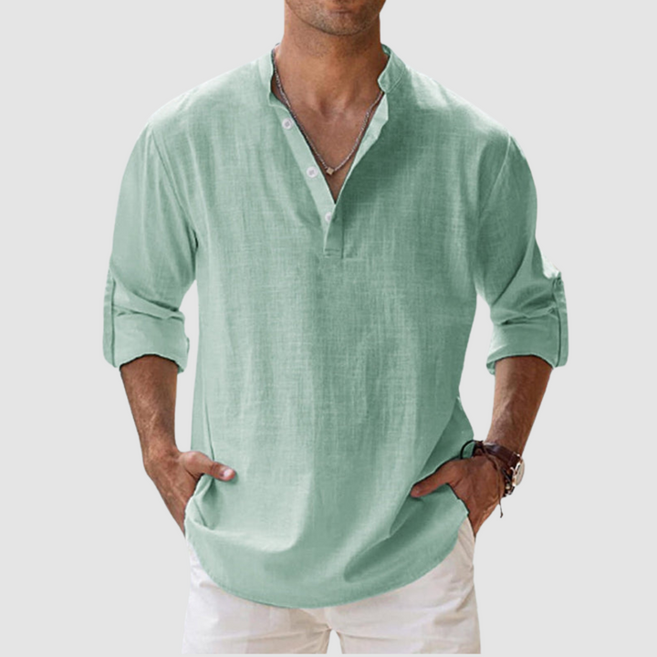 Lewis | Breathable Linen Shirt