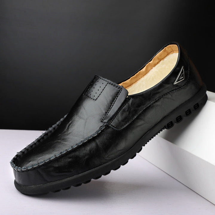 Giovanni | Italian Leather Lug Sole Loafers