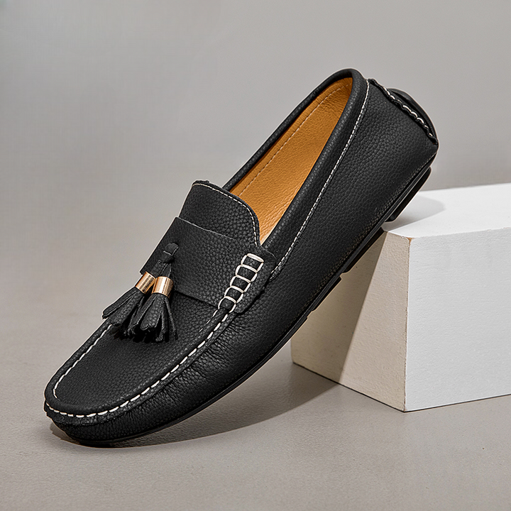 Capri | Italian Leather Tassel Loafers