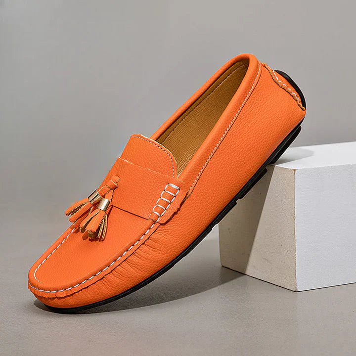 Capri | Italian Leather Tassel Loafers