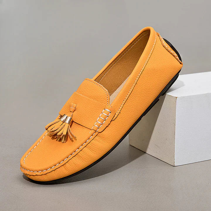 Capri | Italian Leather Tassel Loafers