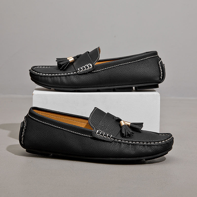 Capri | Italian Leather Tassel Loafers