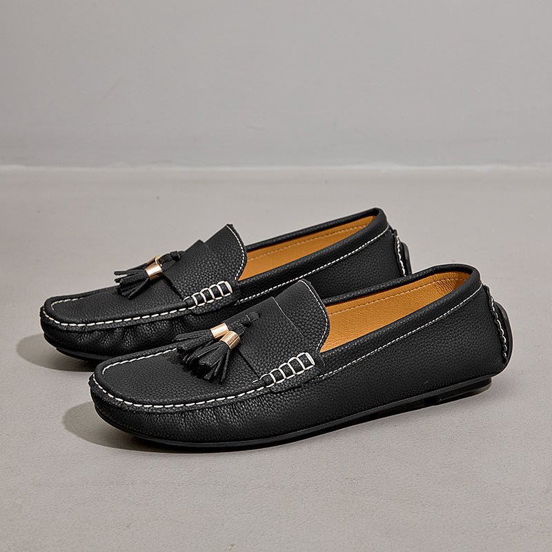 Capri | Italian Leather Tassel Loafers