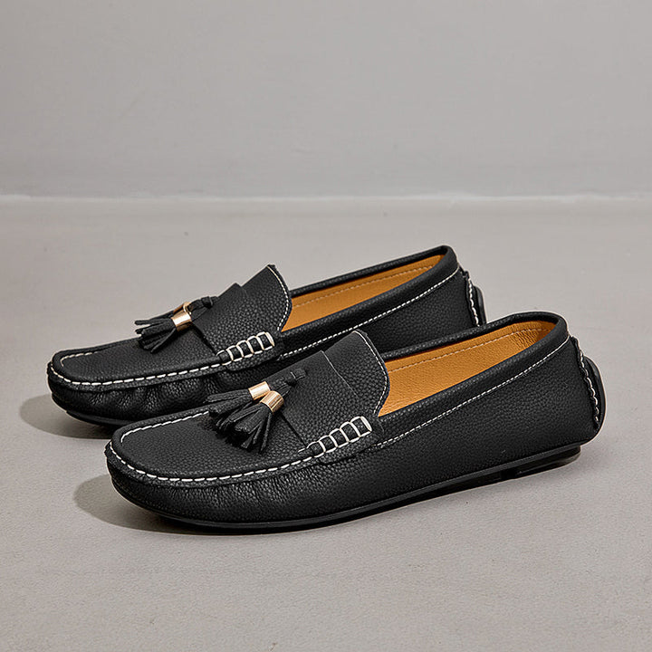 Capri | Italian Leather Tassel Loafers