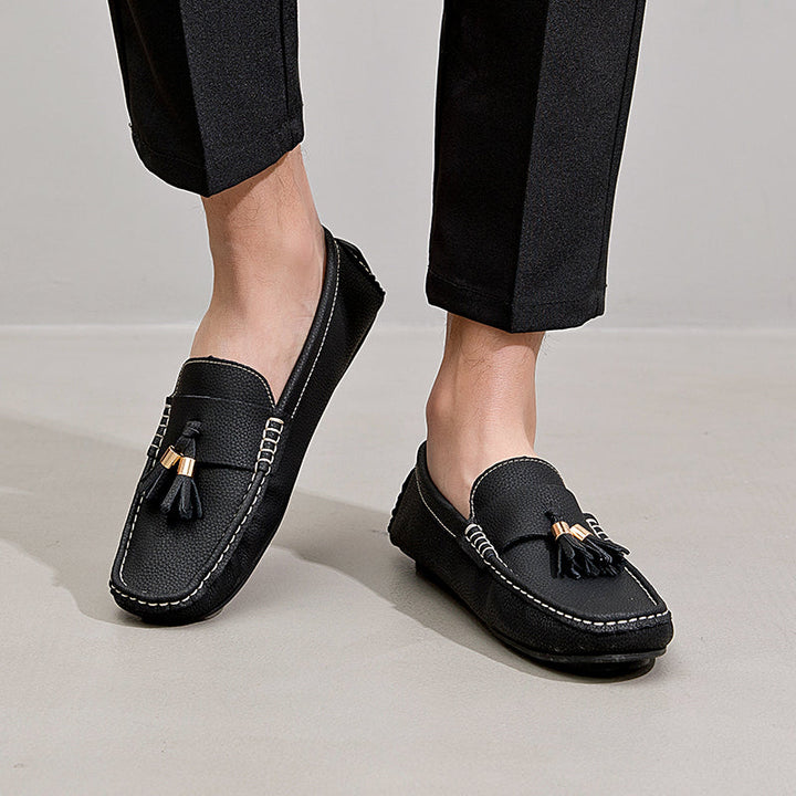 Capri | Italian Leather Tassel Loafers