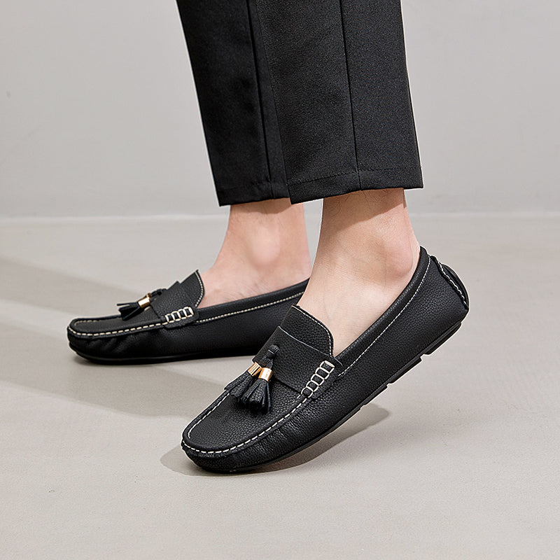 Capri | Italian Leather Tassel Loafers