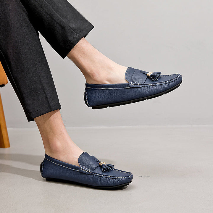 Capri | Italian Leather Tassel Loafers